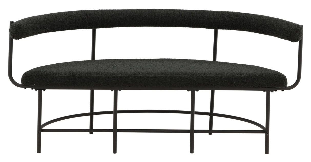 Stallhagen, Sofa bench - Black/boucle