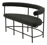 Stallhagen, Sofa bench - Black/boucle