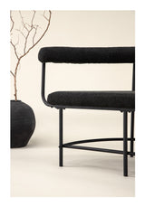 Stallhagen, Sofa bench - Black/boucle