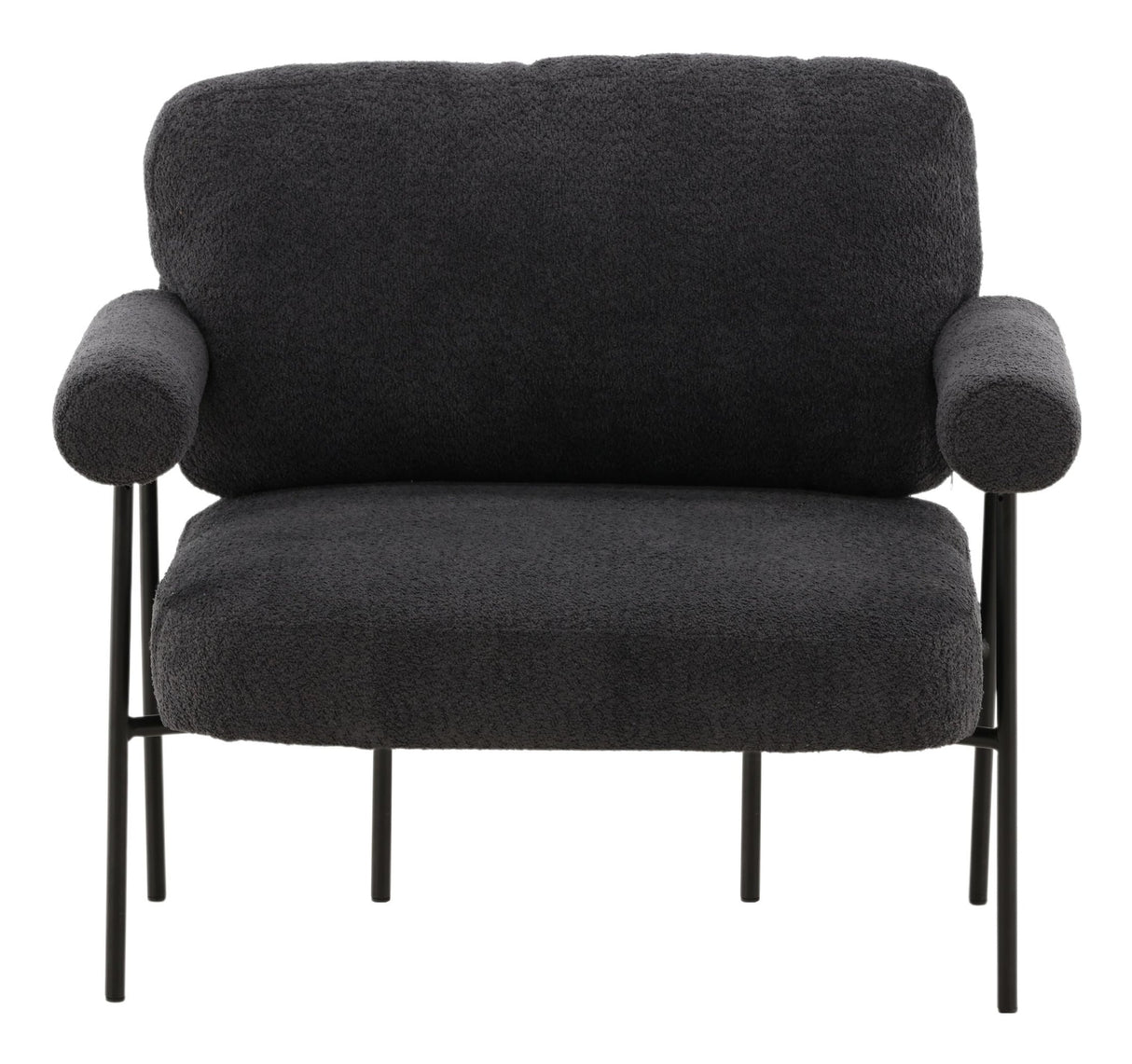 Tillberga x Josefin Lustig Lounge Chair, Bouclé, Dark Gray