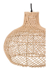 Varekil Pendant luminaire, Rattan, nature