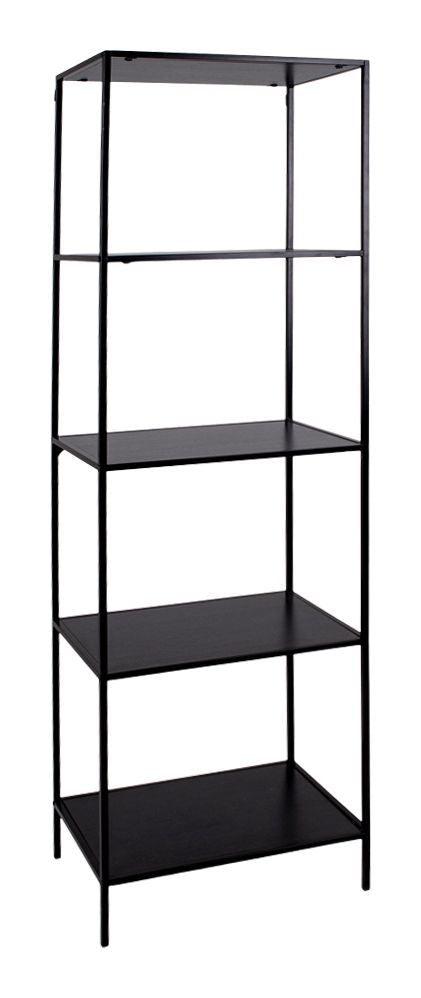 Vita Shelf with black frame and 5 black shelves