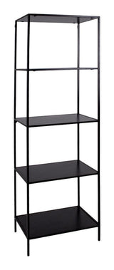 Vita Shelf with black frame and 5 black shelves