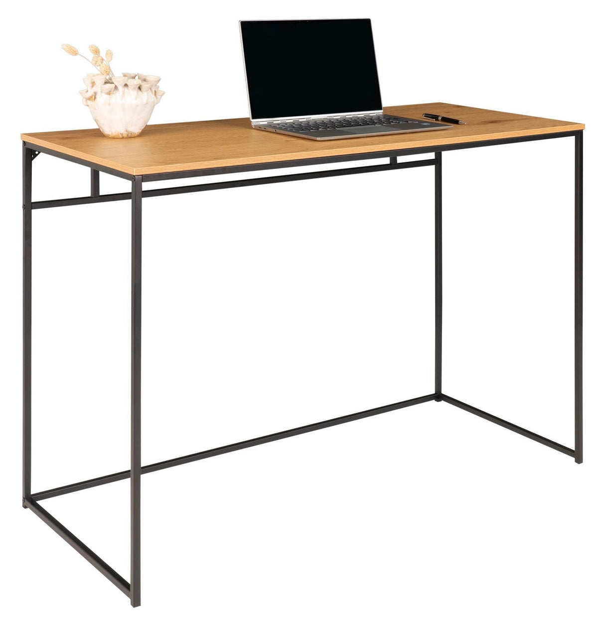 Vita Desk 100x45, Black/Oak look