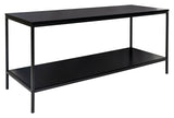 Vita Tvbord w. 2 shelves, Black, B100