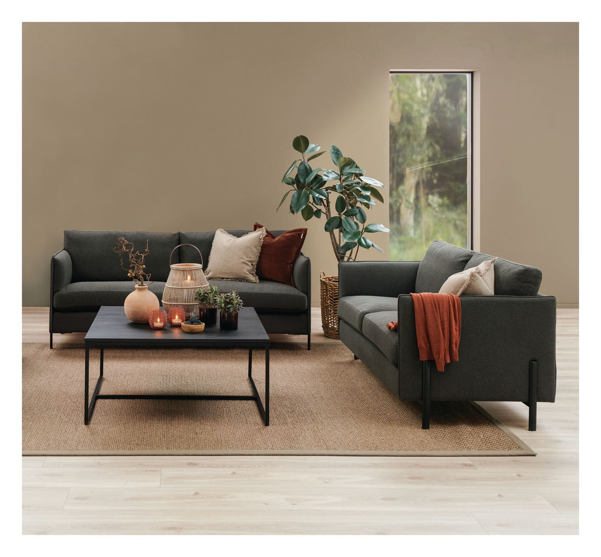 Volara 2.5-pers. Sofa - Green