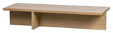 Angle Coffee Table - Oak veneer, 135x49