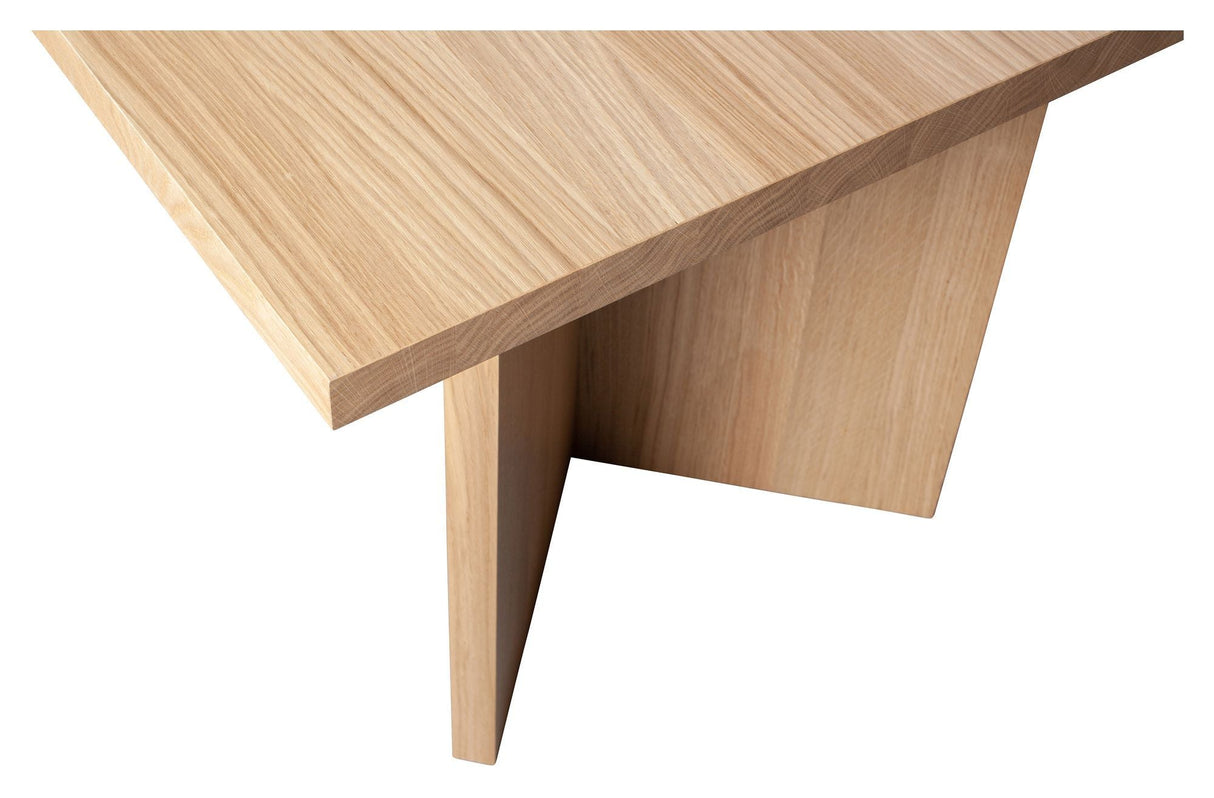 Angle Dining Table 220x90 - Oak veneer