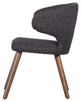 Cape Dining chair, Black melange