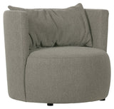 Explore Lounge Chair - Gray Bouclé