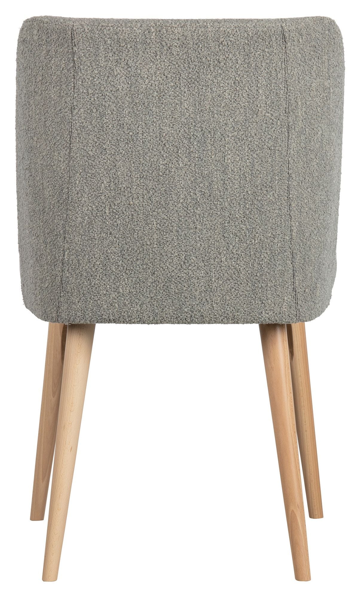 Force Dining Chair - Gray Bouclé