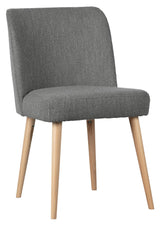 Force Dining Chair - Steel-gray Bouclé