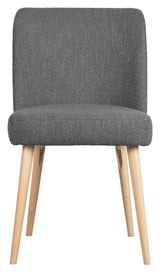 Force Dining Chair - Steel-gray Bouclé