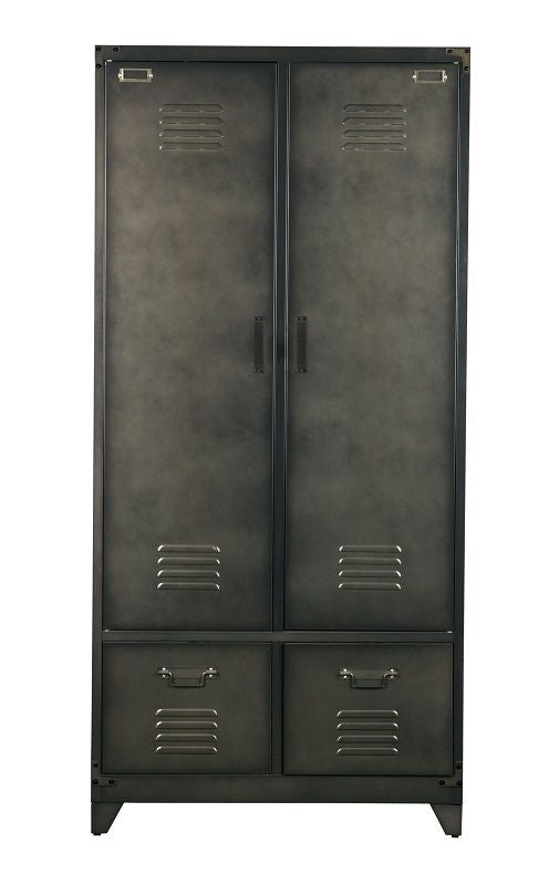 Locker Wardrobe in metal - Black