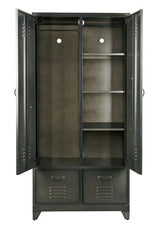 Locker Wardrobe in metal - Black