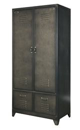 Locker Wardrobe in metal - Black