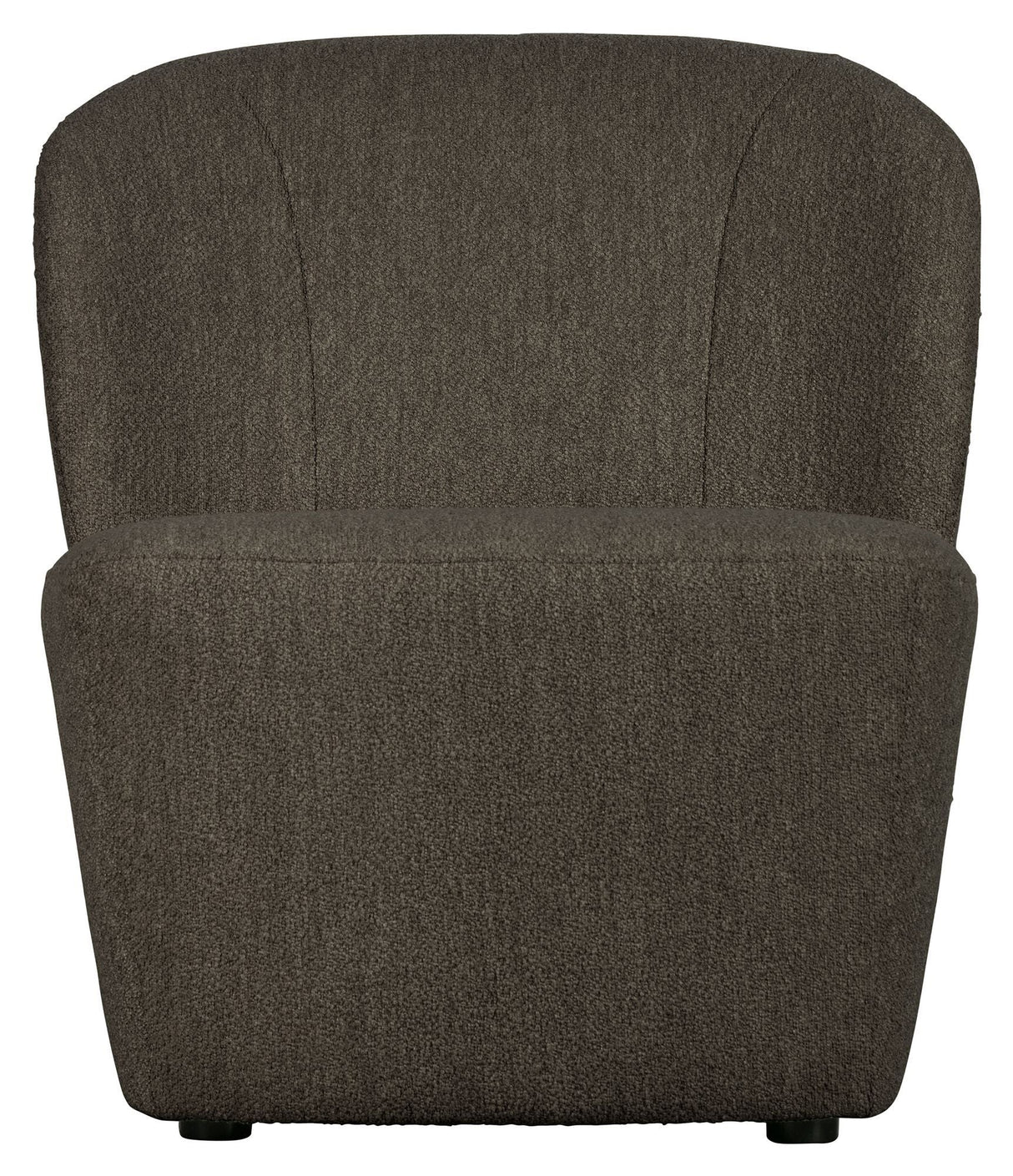 Lofty Lounge Chair - Brown Bouclé