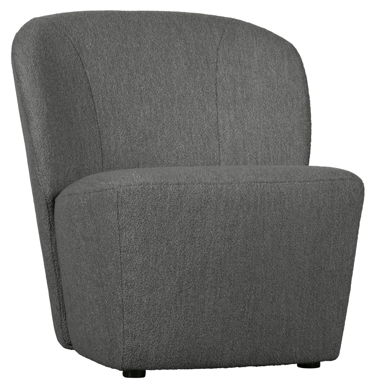 Lofty Lounge Chair - Steel Gray Bouclé