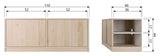 Modulair Base 40x110 - Oak