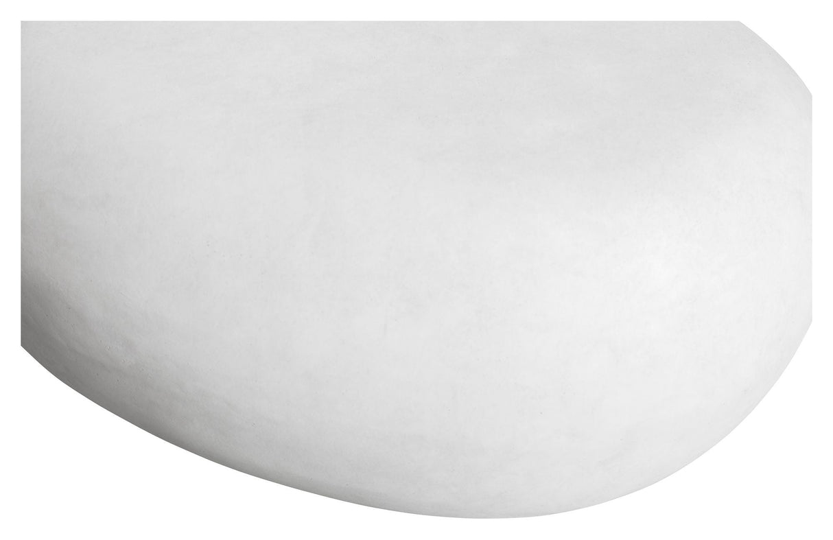 Pebble Coffee Table - White, 65x49