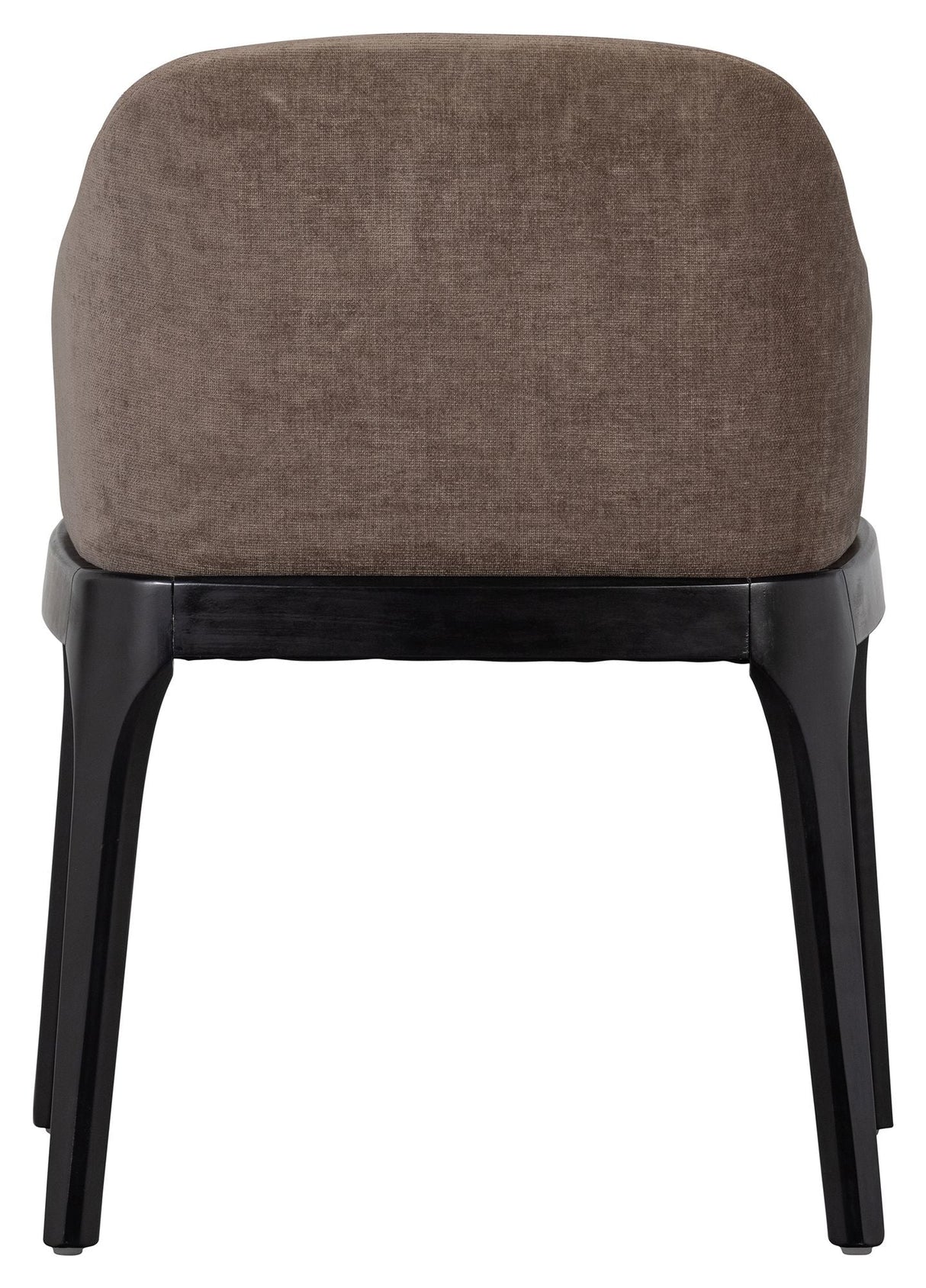 Scroll Dining Chair, Warm Gray