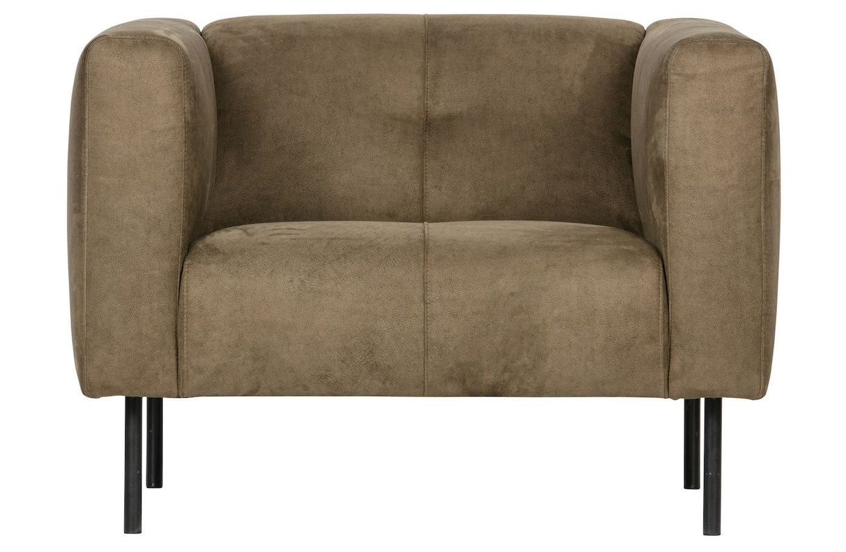 Skin Armchair - Olive green