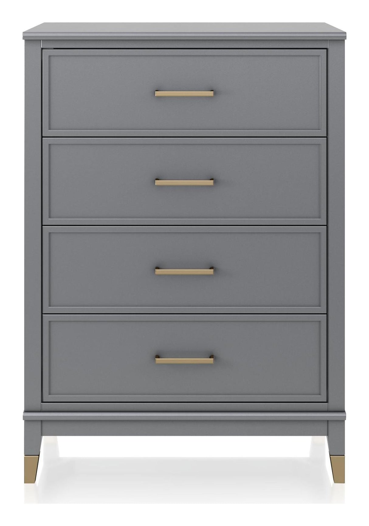 Westerleigh Chest w. 4 drawers, Graphite gray