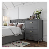 Westerleigh Chest w. 4 drawers, Graphite gray