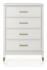 Westerleigh Chest w. 4 drawers, White