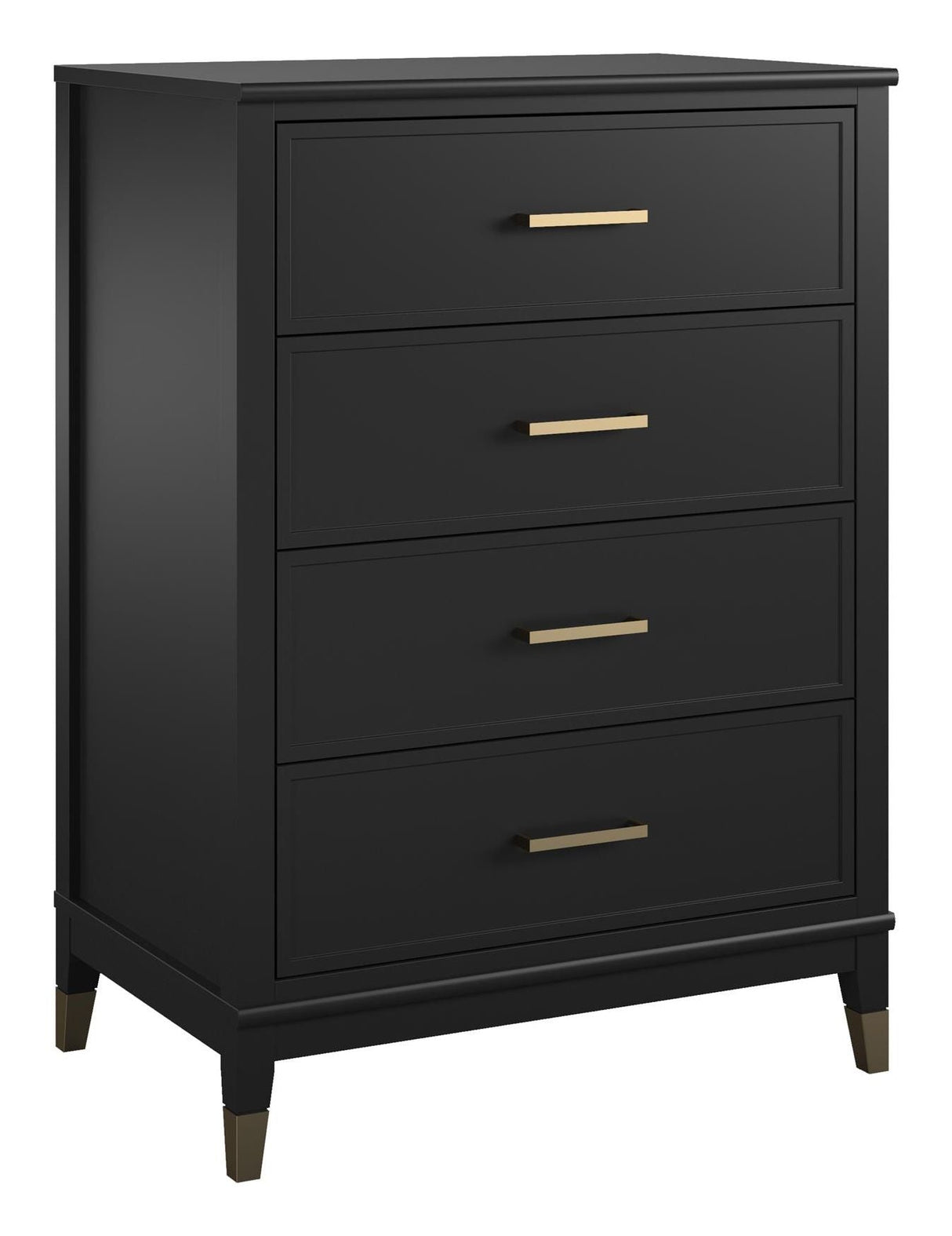 Westerleigh Chest w. 4 drawers, Black