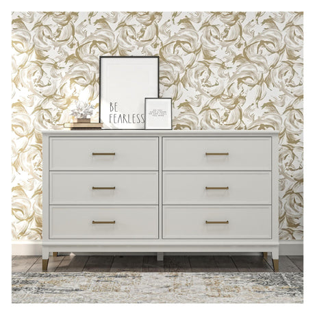 Westerleigh Chest w. 6 drawers, White