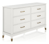 Westerleigh Chest w. 6 drawers, White