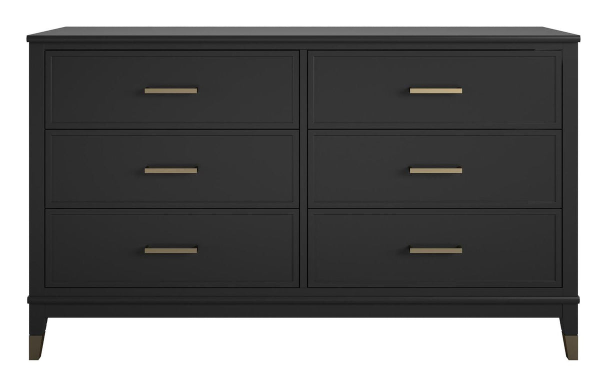 Westerleigh Chest w. 6 drawers, Black