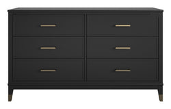 Westerleigh Chest w. 6 drawers, Black