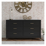 Westerleigh Chest w. 6 drawers, Black