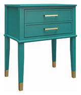 Westerleigh Bedside table, Emerald green