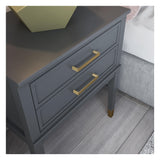 Westerleigh Bedside Table, Graphite Gray