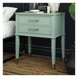 Westerleigh Bedside Table, Green