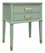 Westerleigh Bedside Table, Green