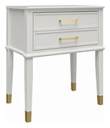 Westerleigh Bedside Table, White