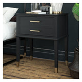 Westerleigh Bedside Table, Black