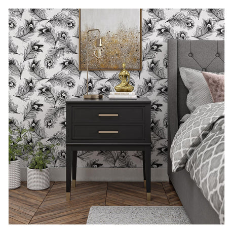 Westerleigh Bedside Table, Black