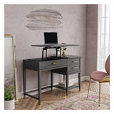 Westerleigh Desk with lifting function, Graphite gray