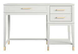 Westerleigh Desk with raising function, White