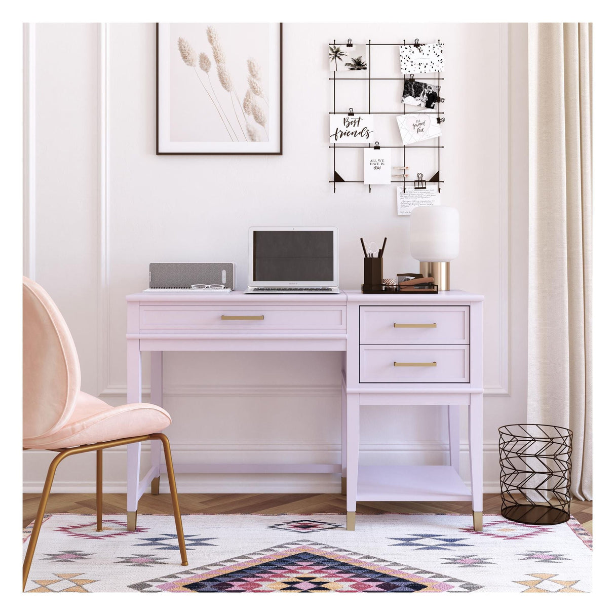 Westerleigh Desk with raising function, Lavender