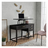 Westerleigh Desk with raising function, Black