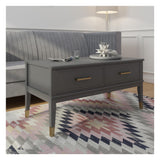 Westerleigh Coffee table with raising function, Graphite gray