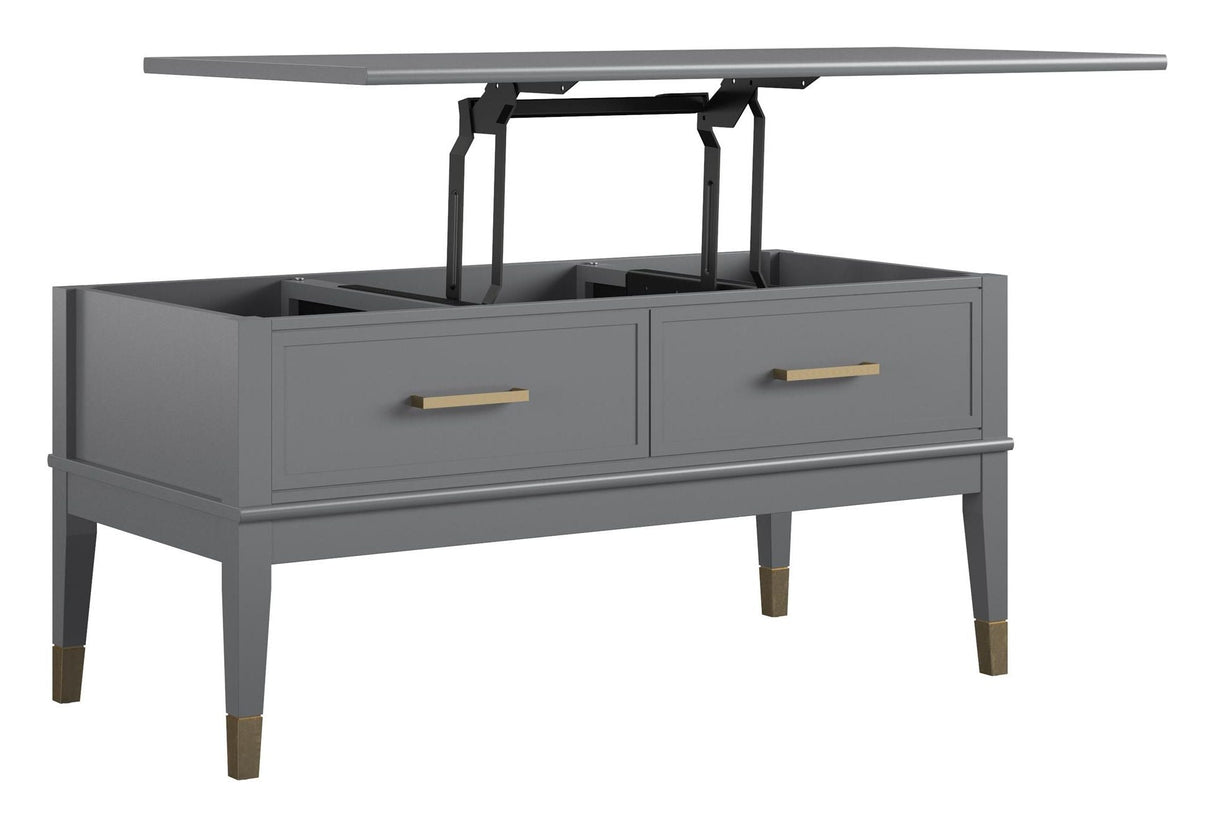 Westerleigh Coffee table with raising function, Graphite gray