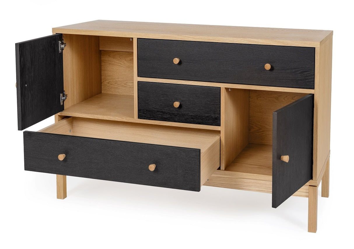 Woodman AbbeyWood Sideboard - Oak/Charcoal