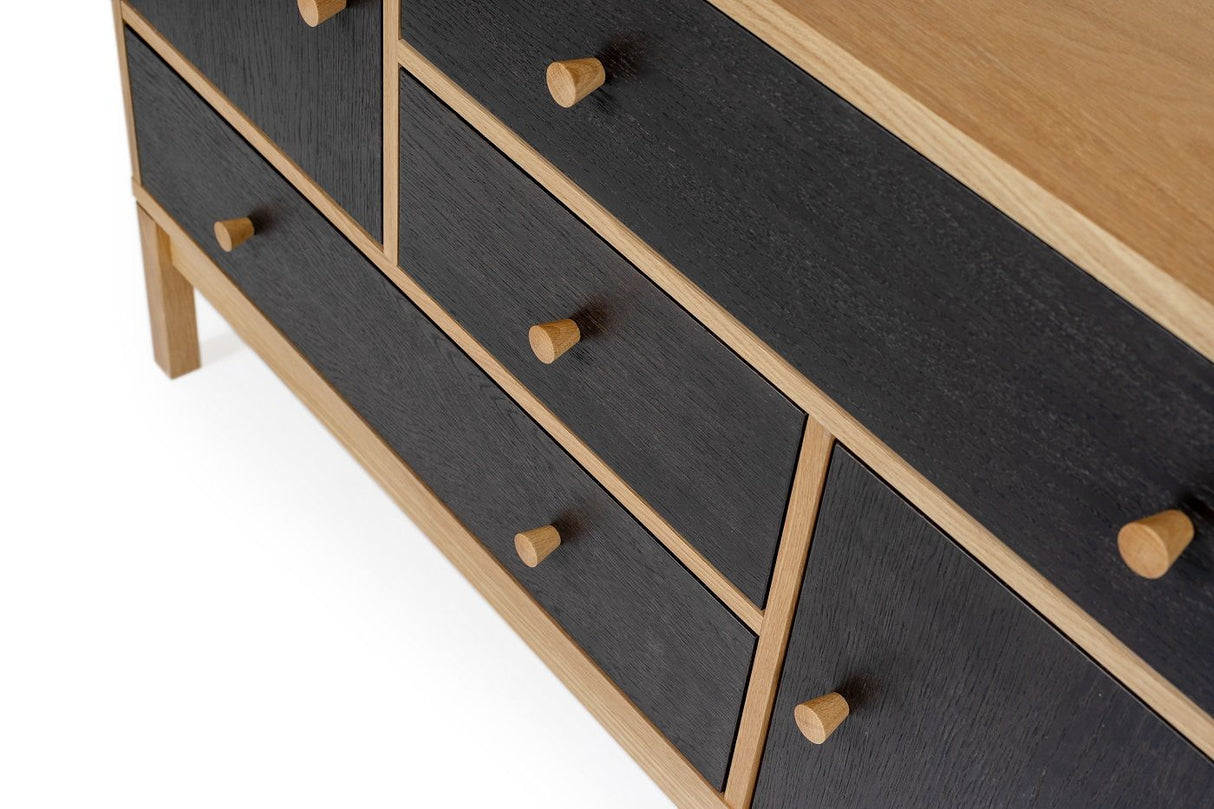 Woodman AbbeyWood Sideboard - Oak/Charcoal